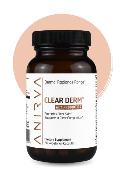 성인 아연 및 Probiotics와 명확한 피부 보충 – Hormonal Acne, Breakouts & Rosacea 지원 – Clearer Complexion 용 여드름 알약 – Anirva ClearDerm