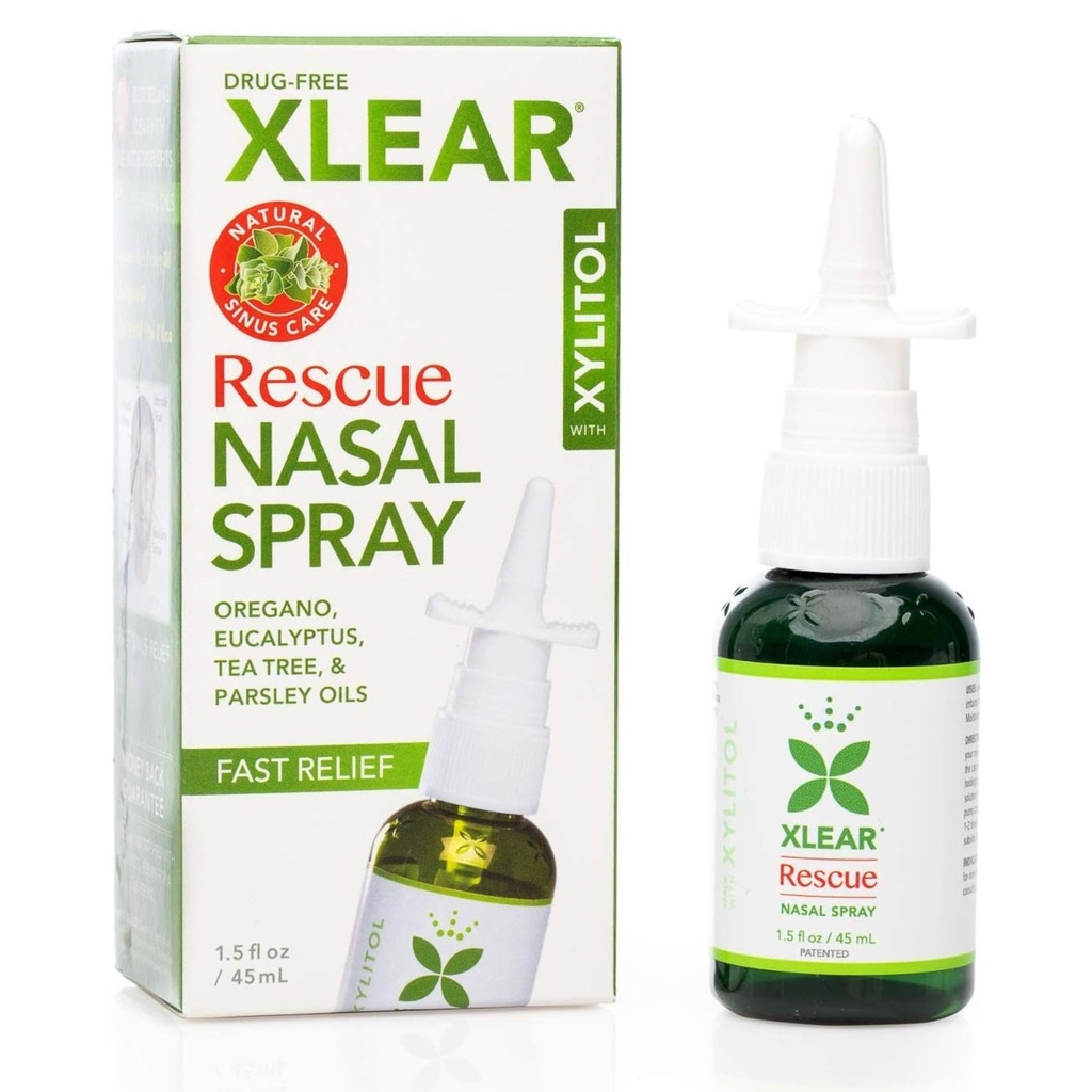 Xlear Rescue Xylitol, Oregano 및 Tea Tree, 1.5 fl oz (패키지 1)