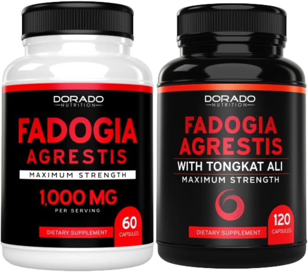DORADO NUTRITION Fadogia Agrestis + Tongkat Ali - 남성 건강 번들