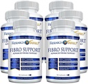 연구 검증 된 Fibro 지원 - 540 캡슐 - MSM, 마그네슘, 비타민 D3, BioPerine - 6 개월 공급 - Vegan