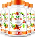 NutraRize (5 팩) 지불 슬림 캡슐, PaySlim 건강 체중 감소를위한 모든 자연 보충, 프리미엄 포뮬러 몸과 피트니스 목표 달성, 공식 리뷰 (300 캡슐)