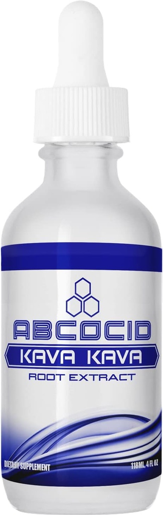 Kava Kava 루트 추출 490 mg, 4 Oz 액체, 240 서빙, 미국에서 만든, 빠른 흡수, 품질 포텐트 재료, 세 번째 파트 테스트, 비 GMO, GMP 인증, Cruelty-Free 제품