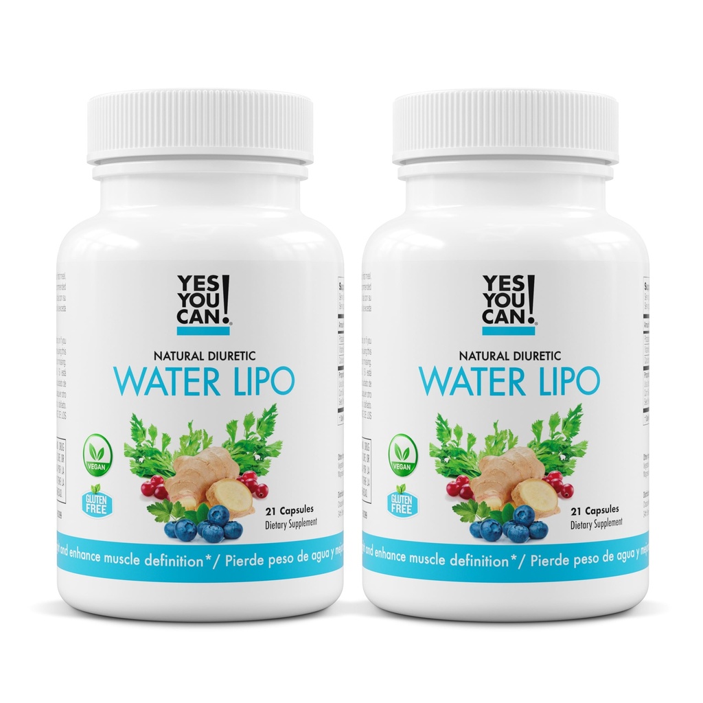 견적 요청 자연적인 물 Lipo 알약 - Electrolytes & Vitamins를 가진 Diuretic Cleanse - 물 보유를 가진 도움 - 글루텐 자유로운, 병 (2 팩) 당 21의 캡슐