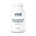 Vital Nutrients Glucosamine & Chondroitin | 건강한 연골, 이동성 및 합동 지원 보충교재 | 글루텐, 낙농장, 간장 무료 | Non-GMO | 120 캡슐