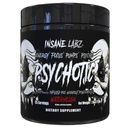 Insane Labz Psychotic Black Edition Mid Stimulant Pre Workout Powder, Energy Focus Pumps, AMPiberry, 35 서빙 (Watermelon)의 Creatine Beta Alanine Taurine 연료로로드