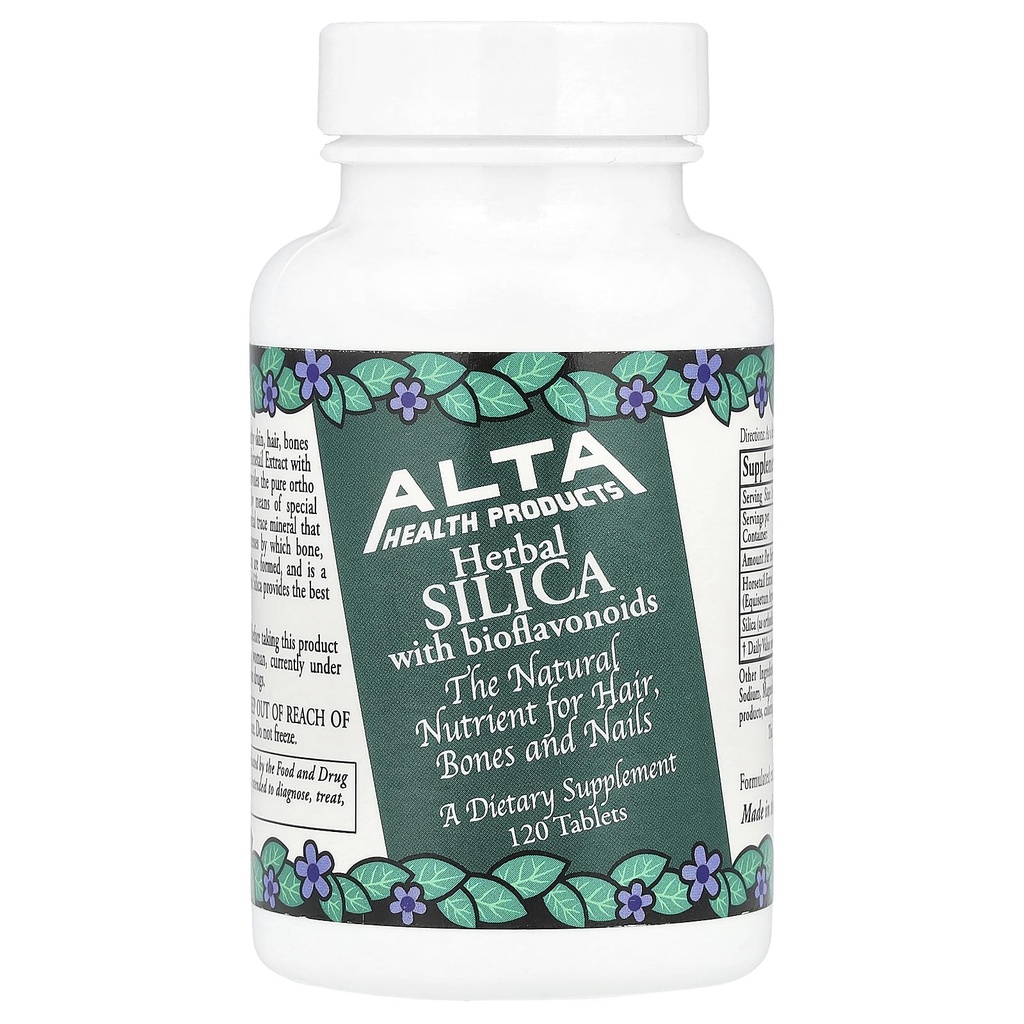Alta 건강 제품, bioflavonoids, 정제, 120 조사를 가진 초본 SILICA