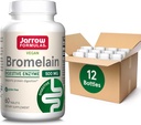 Jarrow 공식 Bromelain 정제, 단백질 소화를 위한 500 mg 규정식 보충교재, 60의 정제, 60의 일 공급, (12의 포장)