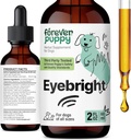 개를위한 영원히 강아지 아이브라이트 드롭 - Soothing Eyes Irritation을위한 아이브라이트 허브 Tincture - 모든 품종 및 크기의 개를위한 액체 눈 건강 지원 보충 - 2 oz
