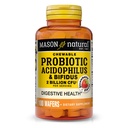 Bifidus, 50 일 공급, 건강한 정상적인 소화, 딸기 풍미, 100 Chewable Wafers를 가진 SON NATURAL Probiotic Acidophilus