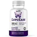Nature's Fusions LupuEase Lupus Relief Products Multivitamin 보조 식품 - 비타민 C, D3, E, B12, 심황 쿠르쿠민 추출물 (std. 95 % curcuminoids) - 오메가 3 지방산 - 30 일 공급 - 400mg