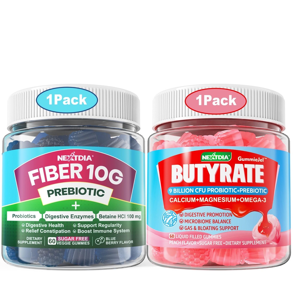Probiotic + Prebiotic + Postbiotic + Fiber Gummies와 함께 저렴한 가격