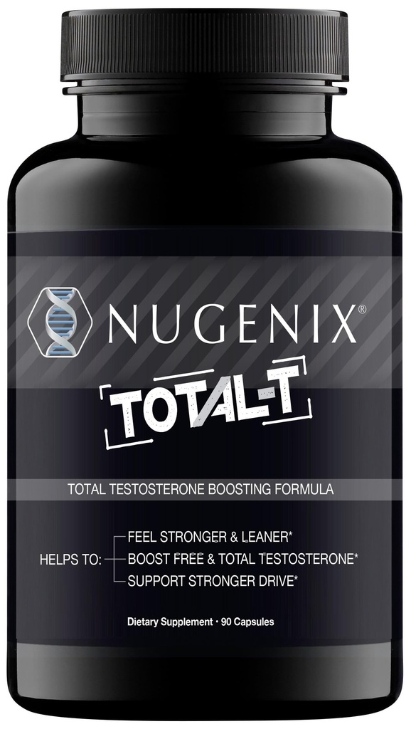 Nugenix 총 T, 무료 및 총 테스토스테론 부스터 보충 남자, 90 카운트