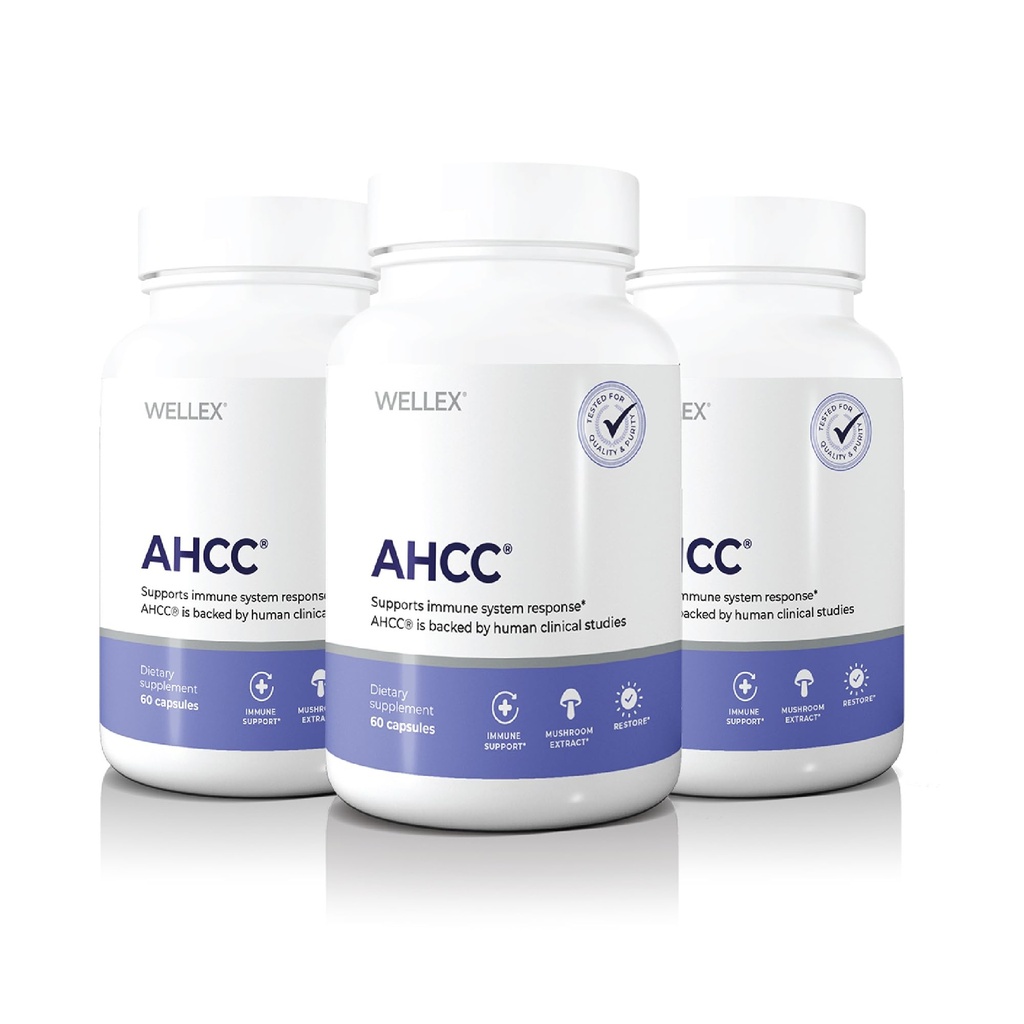 AHCC 보충교재 - 최대 힘 - 자연적인 면역력 지원 추출물 - 자연적인 살인자 세포 활동 - 20+ 인간적인 연구 학문 - 60 Veggie 캡슐 (1 팩)를 유지하십시오
