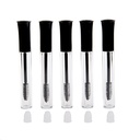 5PCS/5ML 재사용할 수 있는 빈 속눈썹 성장 기름 Mascara 병 관 홀더 콘테이너 속눈섭 솔을 가진 지팡이 작은 유리병