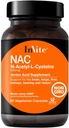 Invite Health N-Acetyl Cysteine (NAC) - Liver 및 Brain Health 지원 - 필수 아미노산 L-Cysteine 및 Tripeptide Glutathione에 Precursor - 60 채식 캡슐 (2 팩)