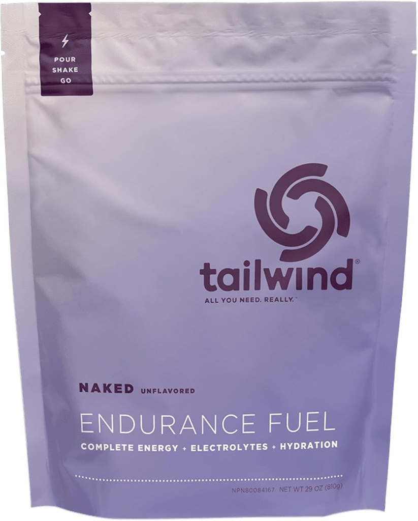 tailwind 영양 내구시간 연료, 탄수화물 & Electrolyte 스포츠 음료 혼합 분말, 글루텐 자유로운, Vegan, 벌거 벗은 Unflavored, 30의 서빙