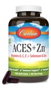 Carlson - ACES + Zn, 비타민 A, C, E + 셀렌 & 아연, 세포 건강 & 면역 지원, 산화 방지제, 180 Softgels