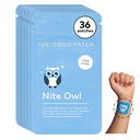 Good Patch Nite Owl Patch, Tart Cherry, Chamomile 및 Skullcap, Plant Powered, Sustained Release (36 총 패치)와 Kid Bedtime에 대한 천연 수면 패치 지원