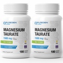 Puregen Labs 마그네슘 타우 레이트 1500mg / 서빙 [고전력] 총 360 Veggie Cap, 우수한 흡수, 비 GMO, NO 글루텐 및 낙농성를위한 킬레이트 | 미국