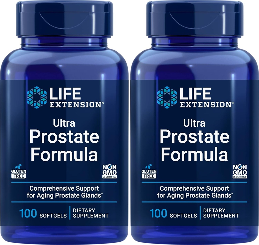 Life Extension Ultra Prostate Formula, 100 Softgels (Pack of 2) - 남성을위한 자연 보충