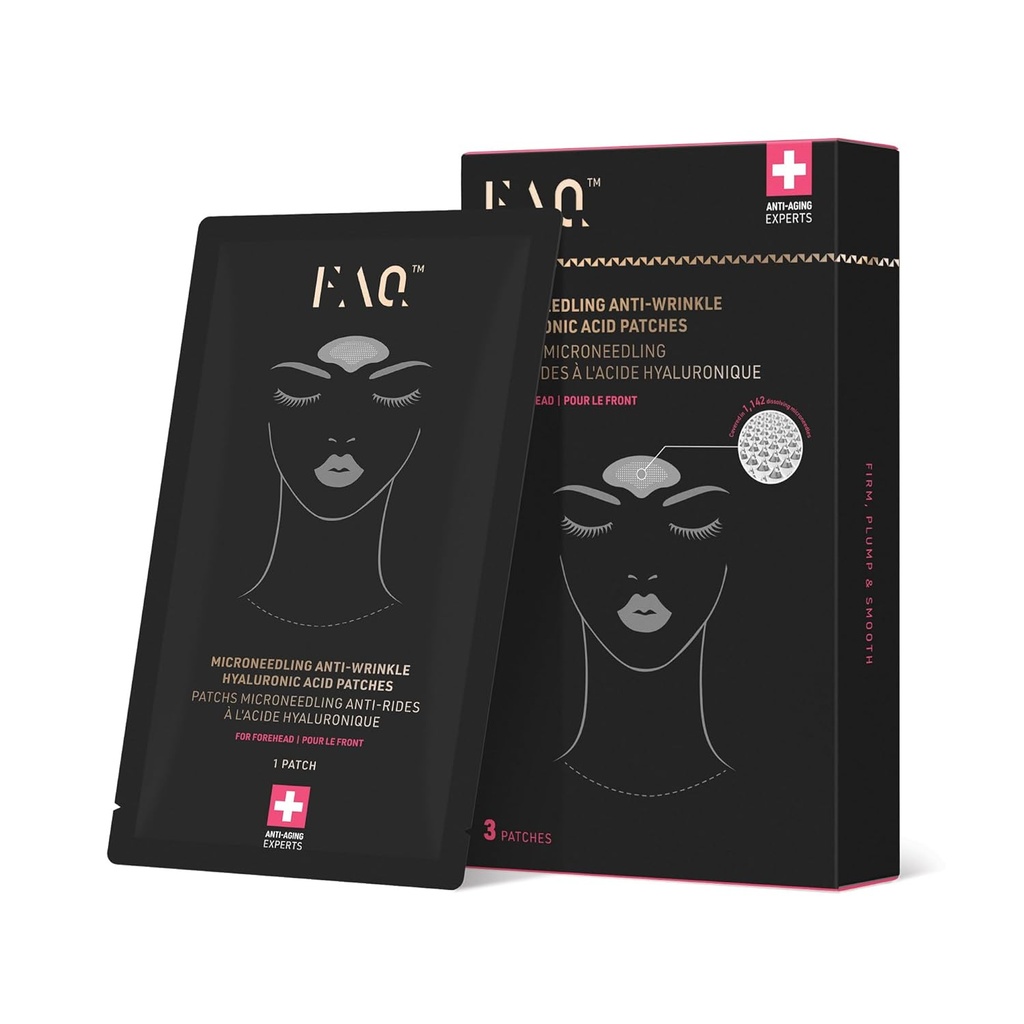 Forehead를 위한 FAQ Hyaluronic 산 패치 - Forehead 패치 - 여행 - 친절한 피부 관리 - 3 PC.