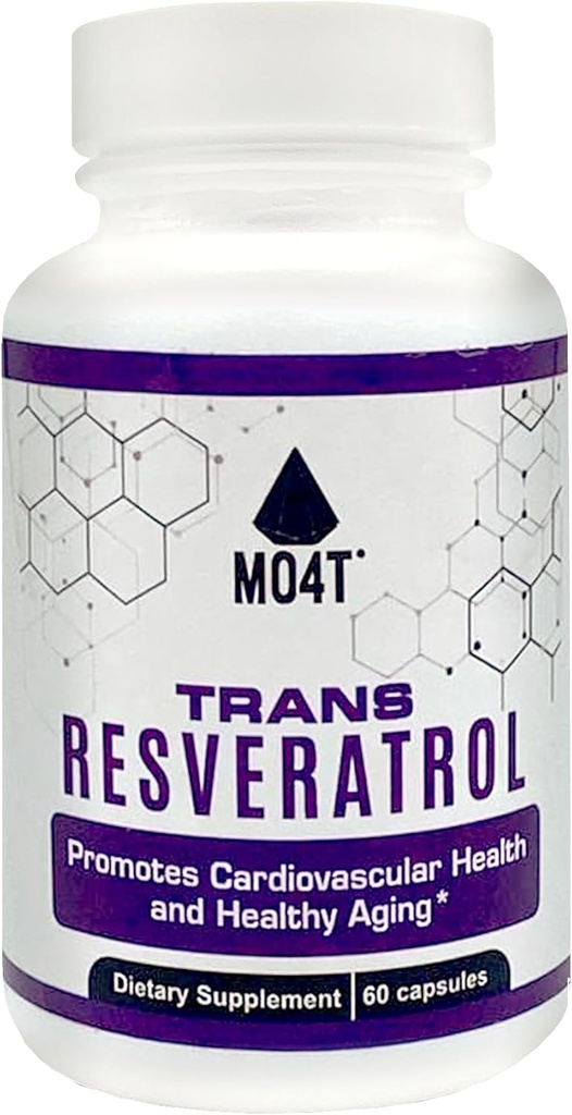 Trans Resveratrol 산화 방지제 도움 전투 산화 스트레스 승진 - 60 캡슐