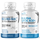 Nature's Fusions Neuro Nac (NAC 에틸 에스테르) & R 알파 Lipoic 산 600mg (60ct)