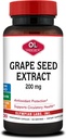 Olympian Labs 포도 씨앗 추출물 캡슐 - 200 mg - 100 야채 캡슐 지원 심장 건강, 산화 방지제 보호.