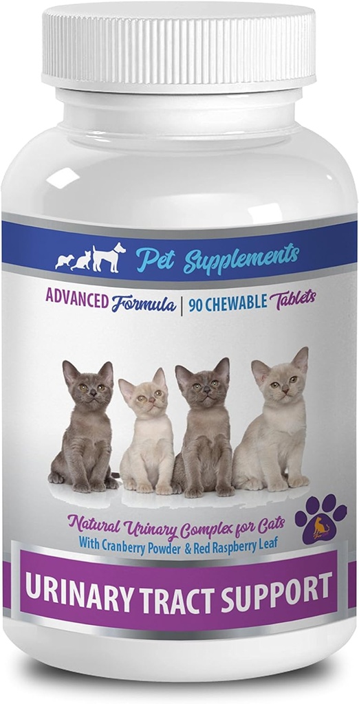 고양이 Urinary Diet - Urinary Tract Support - Cats - Natural Formula - CHEWABLE - 고양이 Cranberry Urinary - 1 병 (90 Chews)