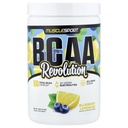 Musclesport BCAA 혁명 아미노산 분말 보충 남자 & 여자 - Intra 운동 훈련 Complex - 회복 보충교재 (Blueberry Lemonade, 30의 서빙)