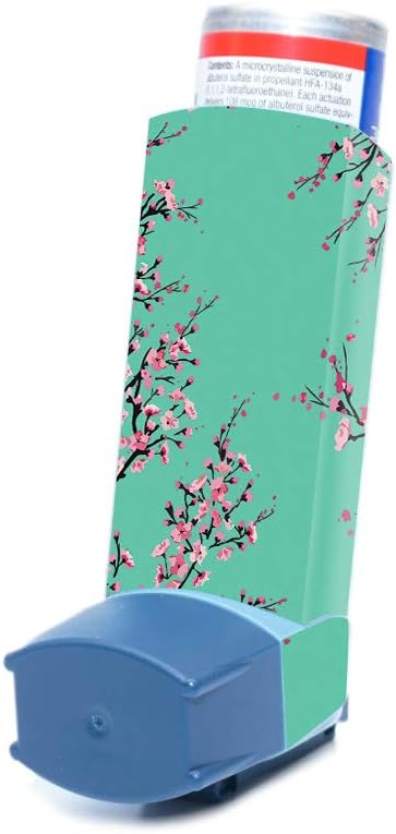 MightySkins Skin for Ventolin HFA Asthma Inhaler - Cherry Blossom Tree | 방어, 내구성 및 독특한 비닐 결정 랩 커버 | 적용, 제거 및 변경 스타일이 용이 | 미국에서 제작