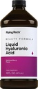 핑 락 히알루 론산 보충교재 | 100mg | 16 fl oz | Berry flavored Liquid | 채식주의자형 | Non-GMO, 글루텐 프리