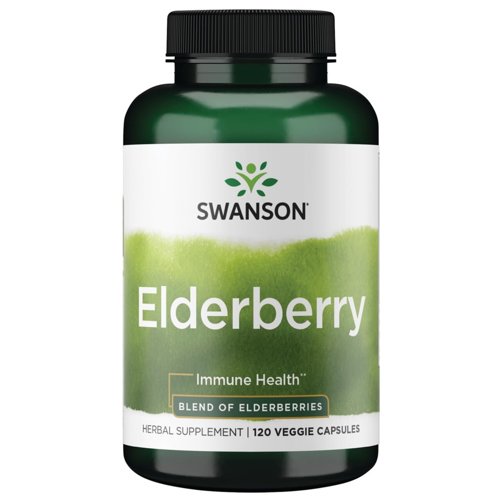 Swanson Elderberry 575 밀리그램 120 Veg 캡슐