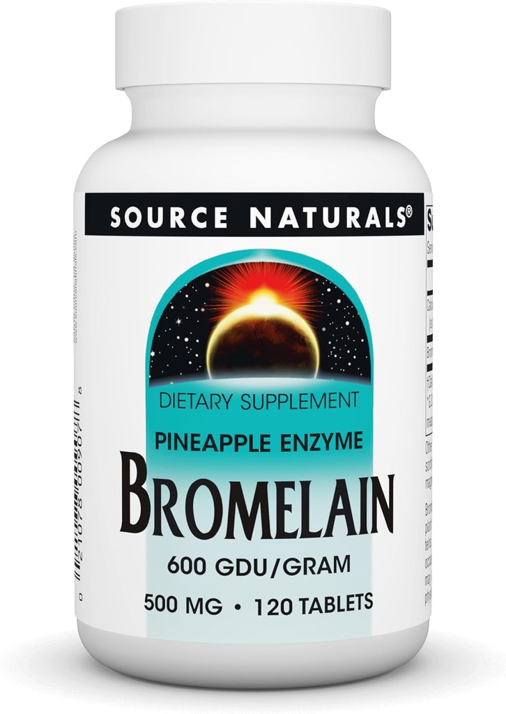 근원 자연적인 Bromelain, Proteolytic 효소 보충교재, 500mg - 120의 정제