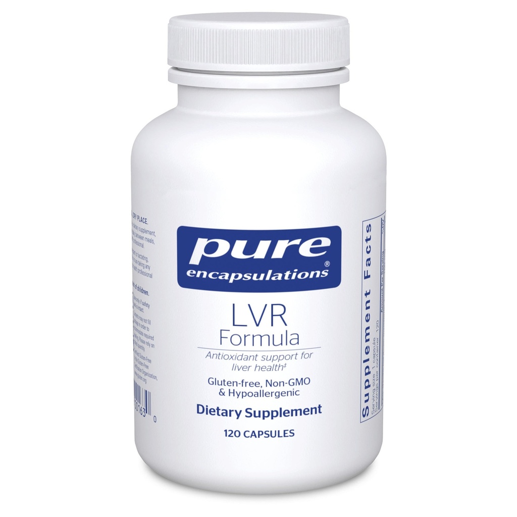 Pure Encapsulations LVR Formula | 간세포 건강에 대한 항산화제 지원의 Hypoallergenic 보충 | 120 캡슐