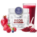 Reds - 39 Superfoods, Antioxidant-Rich Red Powder Superfood, Probiotics & Digestive Enzymes for Energy, Metabolism & Gut Health - Red Berry 풍미