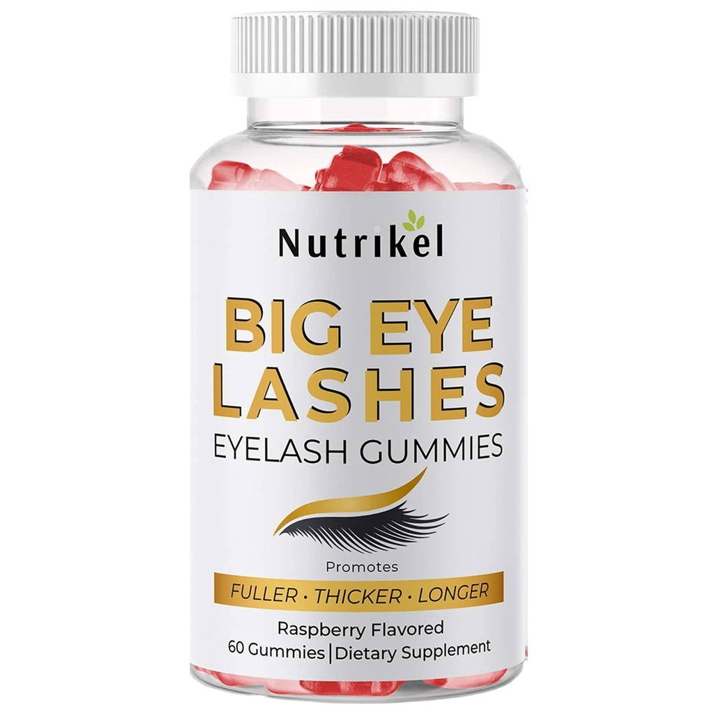 큰 눈 속눈썹 머리 성장 - Fuller, Thicker, Longer Lashes를 위한 속눈썹 성장 Gummies