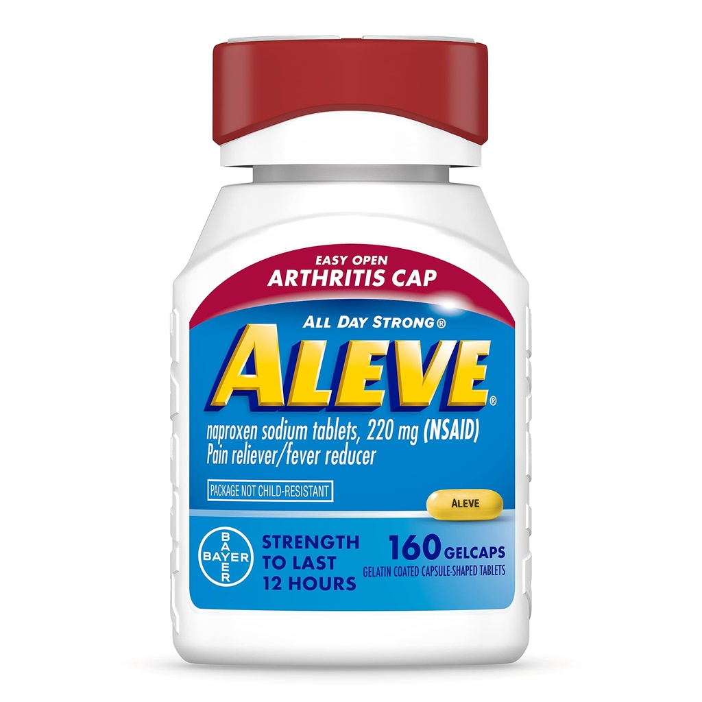 쉬운 열려있는 관절염 모자, Naproxen 나트륨, 관절염 고통을 위한 약물을 가진 체 젤캡, 160 조사