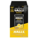 HALLS 미니 꿀 레몬 맛 설탕 무료 기침 드롭, 8 팩 24 드롭 (192 드롭 총)