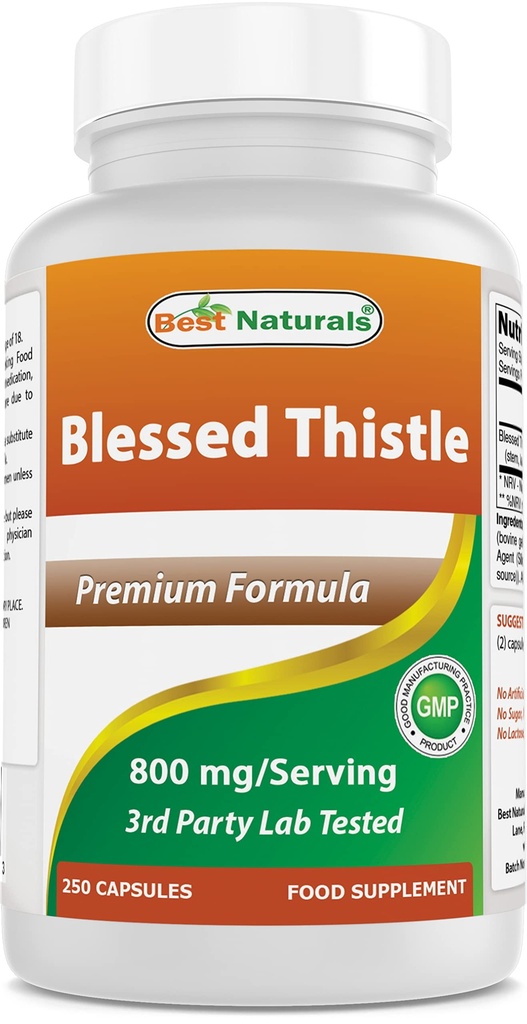제일 자연적인 축복 이틀 Breastfeeding Lactation 캡슐 - 800mg/Serving - 250 조사