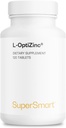 SuperSmart - L-OptiZinc 하루 30mg (Patented & Highly Bioavailable) - 아연 Methionine 보충 - 자연 달콤한 맛 | 비 GMO & 글루텐 무료 - 120 정제