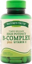 Nature's Truth B-Complex Plus 비타민 C 시간 출시, 100 개 (팩 3)
