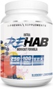 Rehab 고성능 Intraworkout 공식 10g BCAA & EAA – Carb10 | 향상된 복구 및 히드라이즈 | Keto Friendly | 25 인분 (블루베리 레몬, 25 인분)
