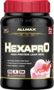 ALLMAX HEXAPRO, Strawberry - 2 lb - 서빙 당 단백질의 25 그램 - 8-Hour Sustained Release - Zero Sugar - 21 서빙