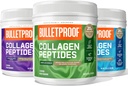 Bulletproof Unflavored Collagen Peptides 18g Protein, 17.6 Oz│MCT Oil, 19g Protein, 17.6 Oz│Vanilla Collagen Peptides with MCT Oil, 19g Protein, 17.6 Oz