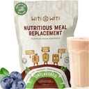 WitiWiti Vegan 식사 교체, 불확실한 - 식물에 근거한 단백질 분말 23g - Superfood, 녹색, Prebiotics, 비타민 및 무기물 - Dairy&Gluten는 해방합니다 - 여자 & 남자를 위한 1개의 Shake에서 모두, 15 Svgs