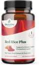 BIOACTIVE NUTRIENTS Red Rice Plus Supplement- 240 식물성 캡슐 - Turmeric, Black Pepper, Cayenne Pepper, Ginger Root 및 Rosemary의 독점 혼합 - Cholesterol 지원