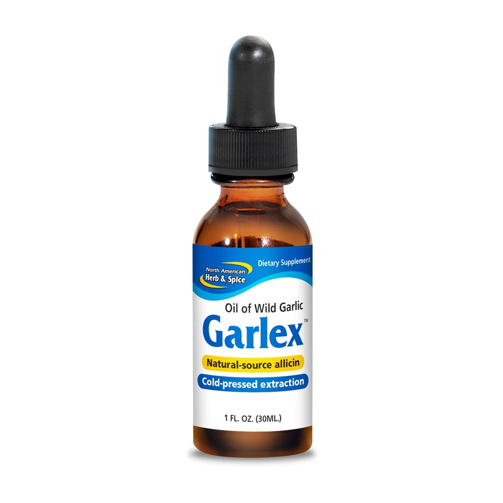 북미 허브와 향신료, Garlex. 야생 마늘의 기름, 1개 oz