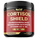 12in1 Cortisol 방패 - Ashwagandha와 마그네슘 & 10 더 - 90의 캡슐