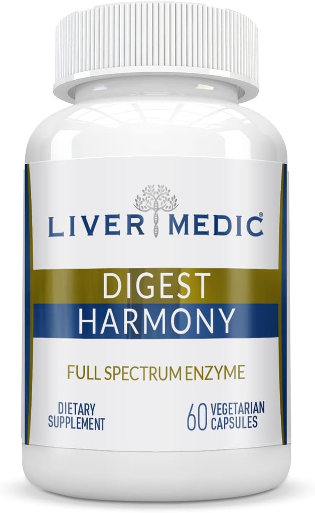 Digest Harmony Pure Digestive Enzymes for Gut Health for Women & Men, Digestion, Ease Bloating & Stomach Discomfort, Unflavored, 120 캡슐에 대한 Papaya 효소